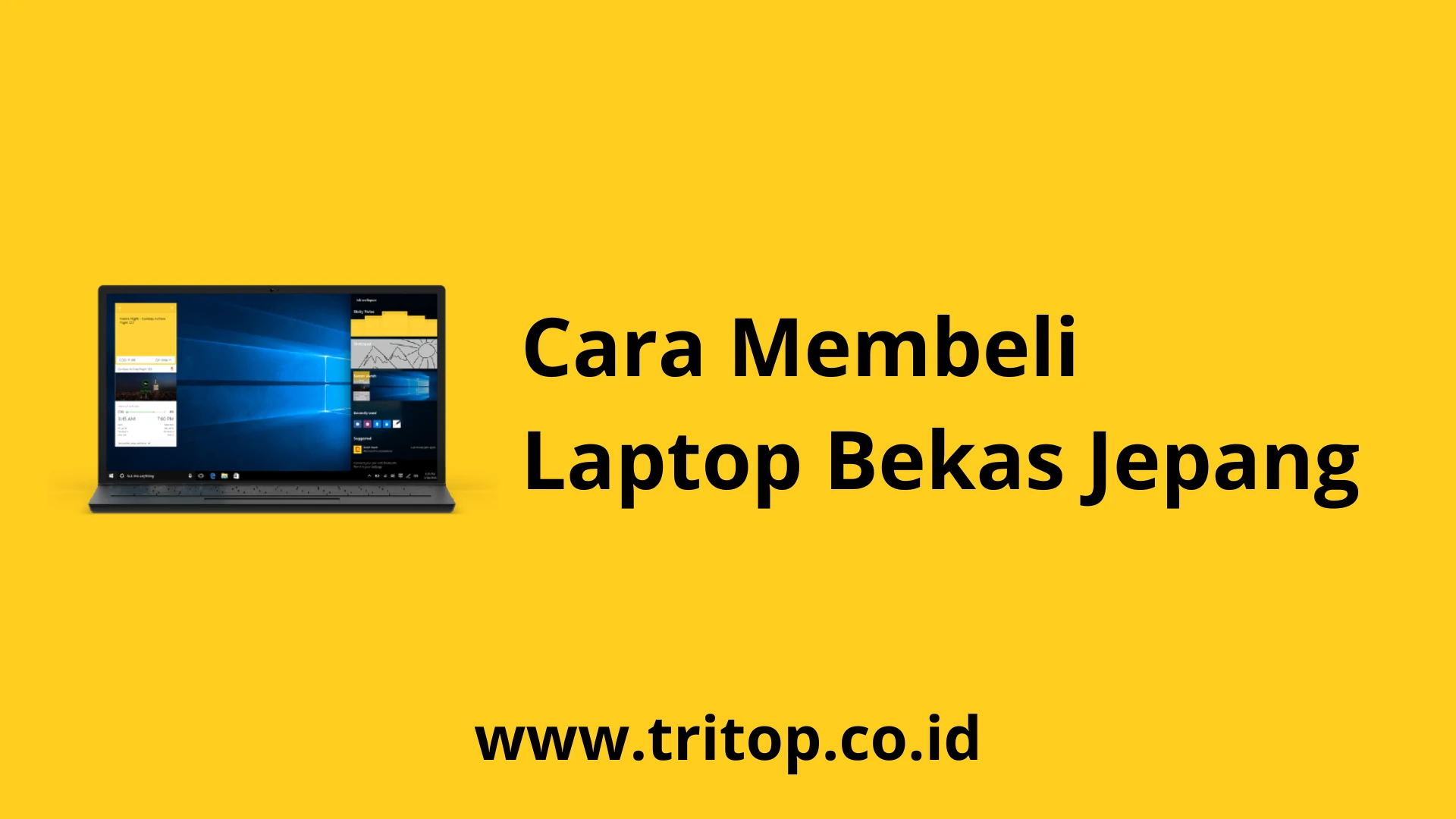 Laptop Bekas Jepang Tritop.co.id