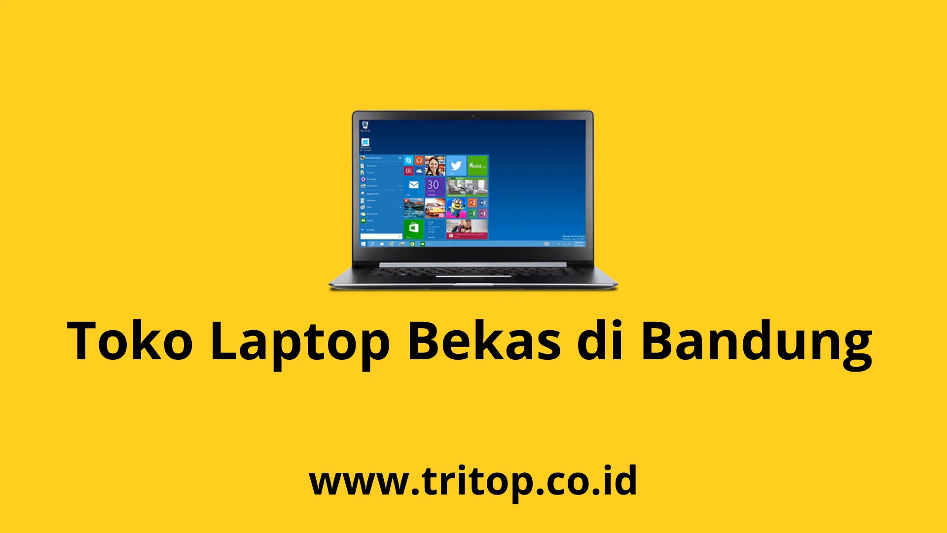 Toko Laptop Bekas di Bandung www.tritop.co.id