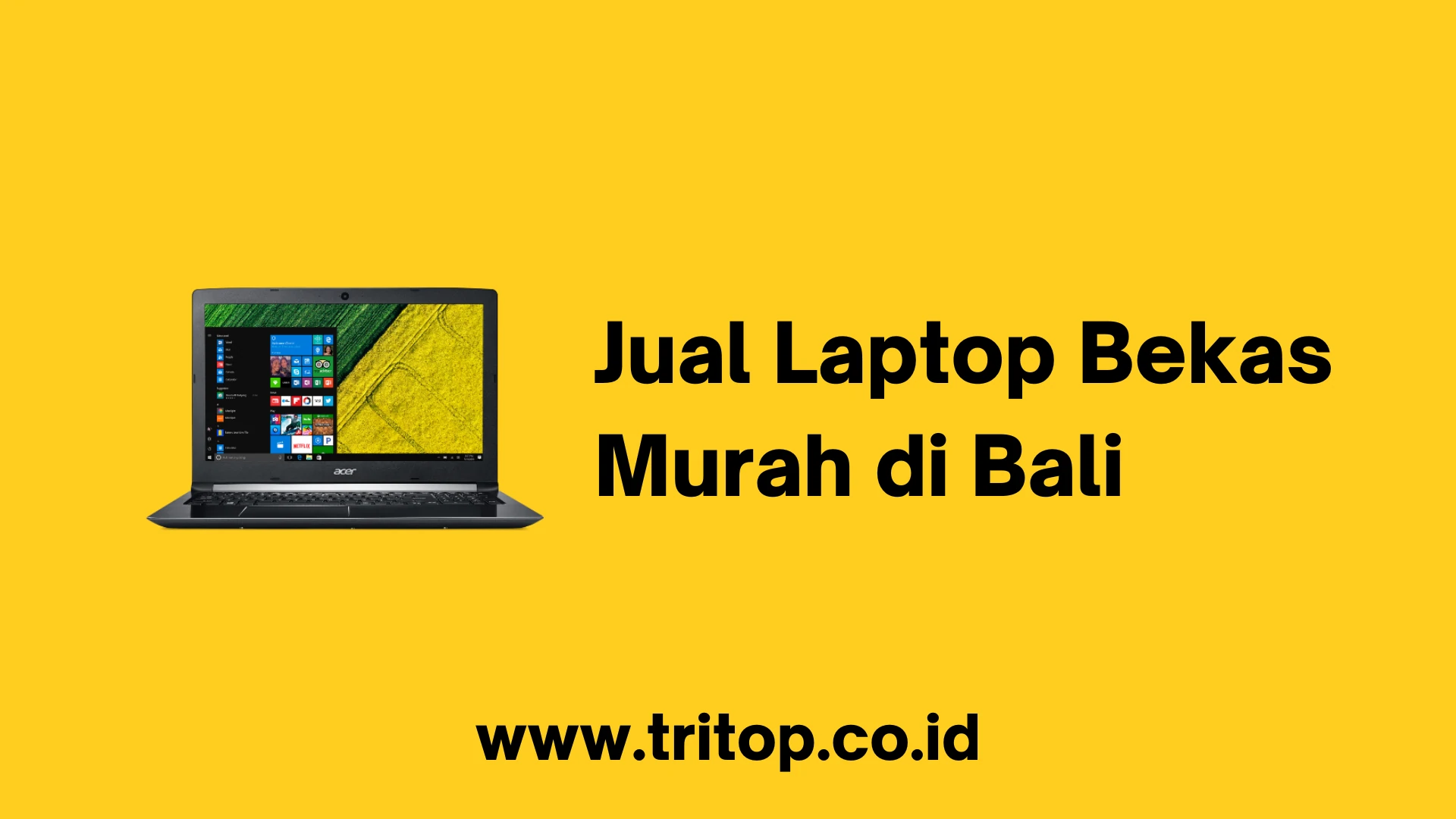 Jual Laptop Bekas Murah di Bali
