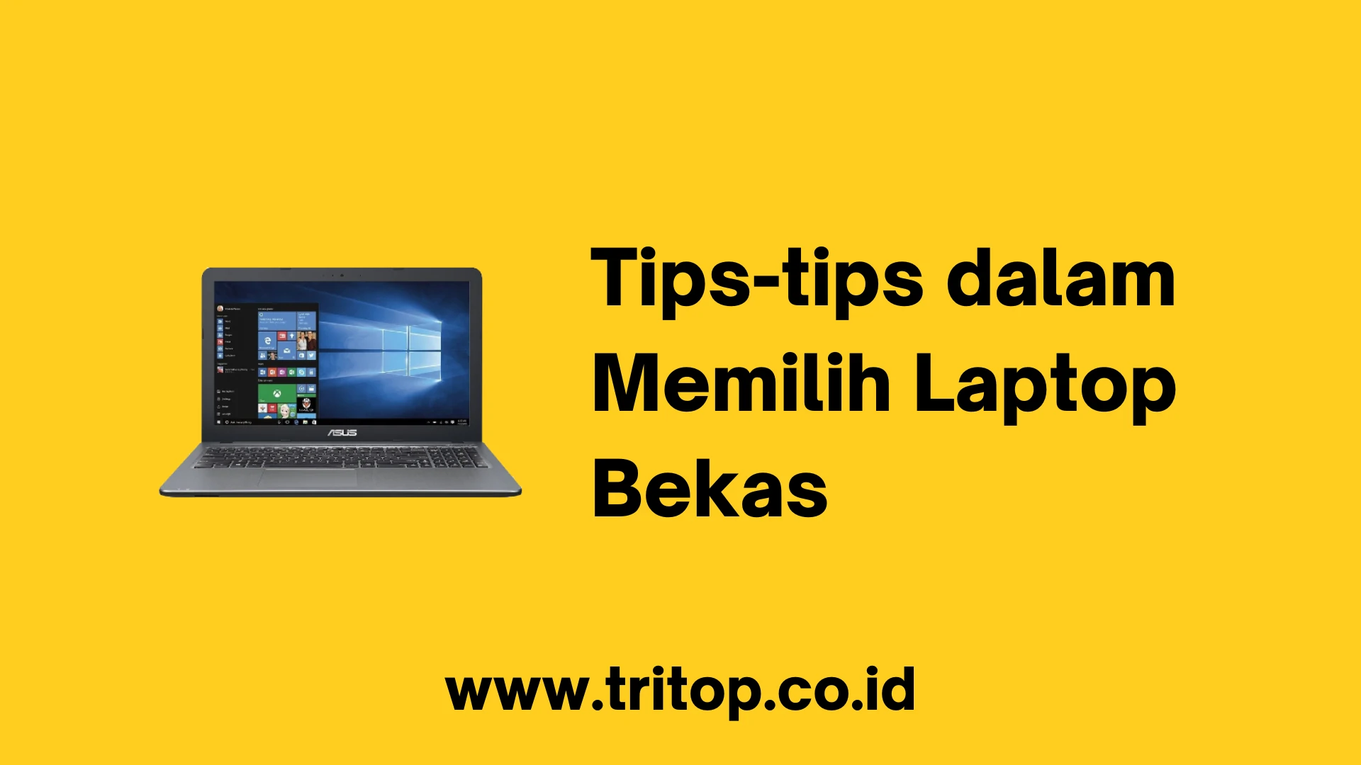 Tips Laptop Bekas
